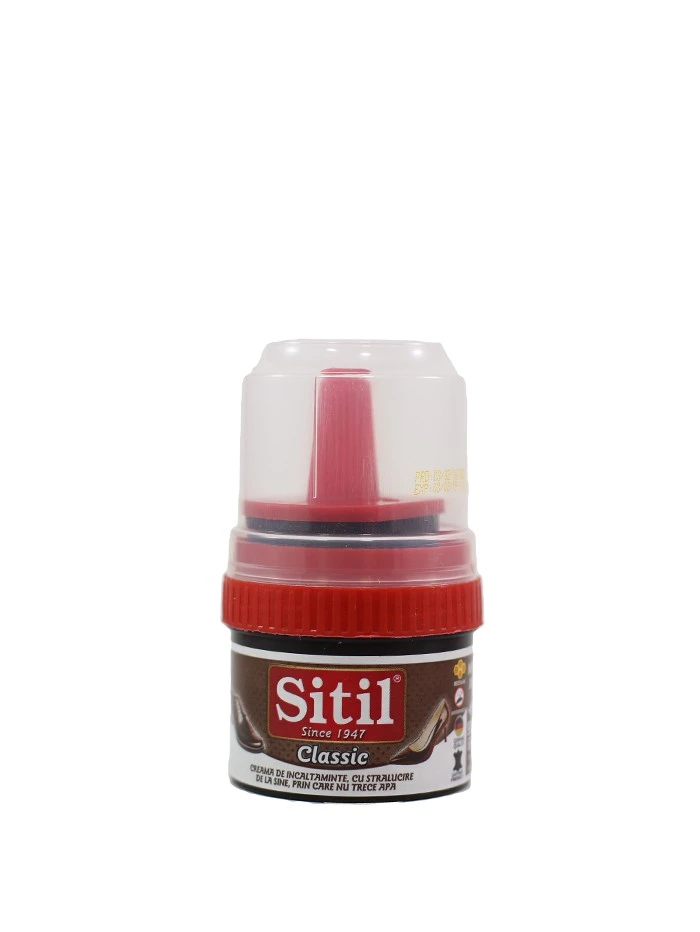 Sitil Crema de pantofi cu burete 60 ml Maro