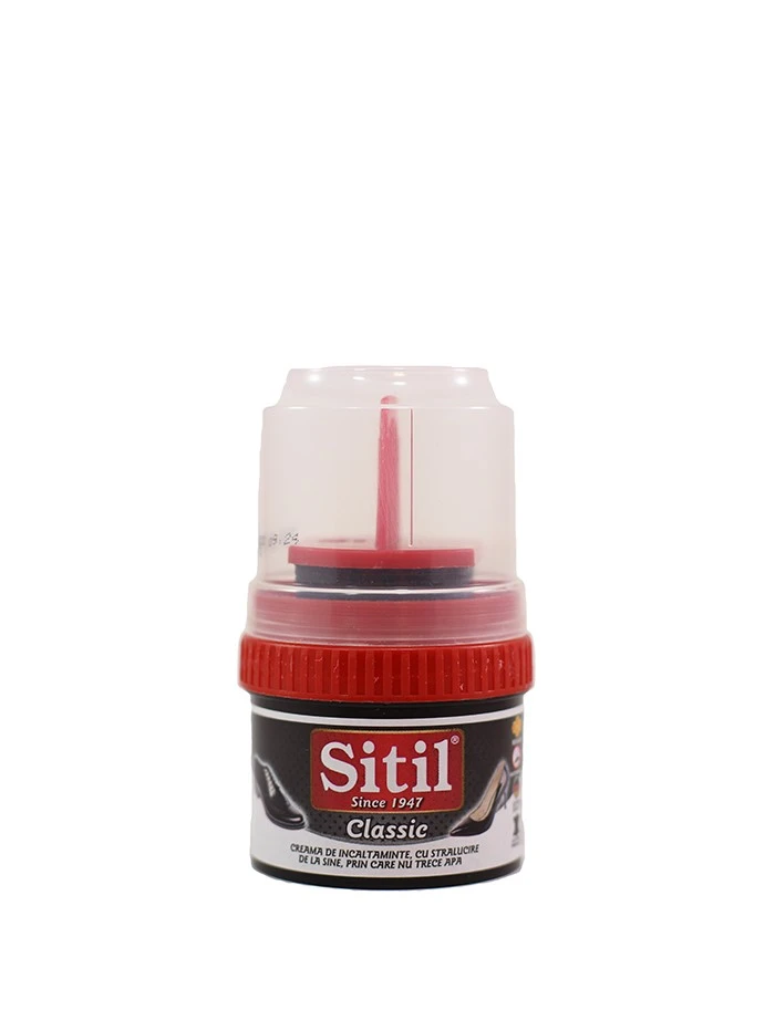 Sitil Crema de pantofi cu burete 60 ml Negru