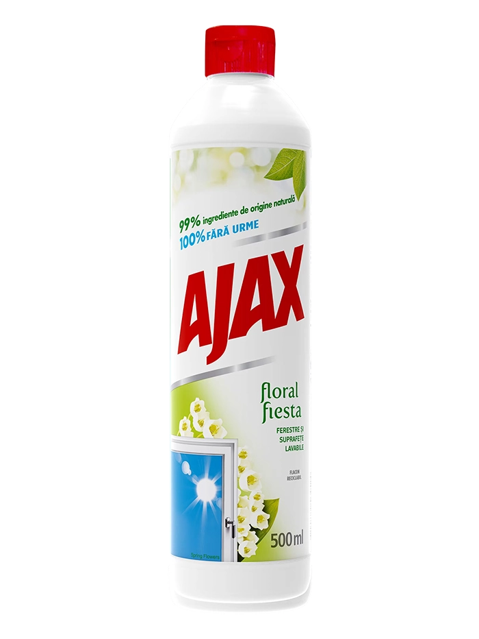 Ajax Solutie curatat geamuri rezerva 500 ml Spring