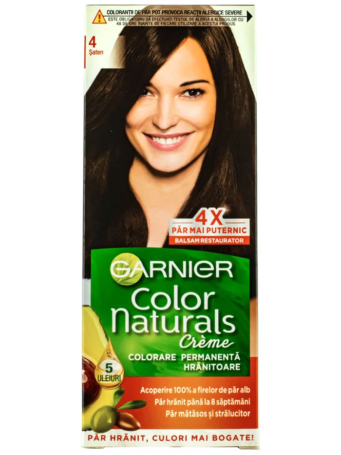 Garnier Vopsea de par Color Naturals 4 Saten