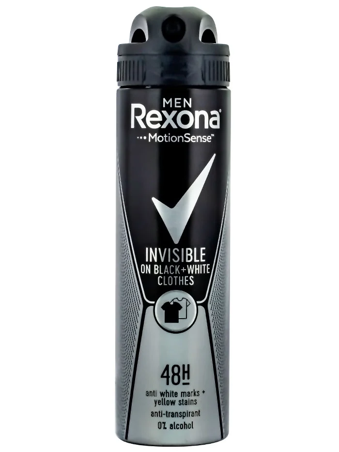Rexona Spray deodorant barbati 150 ml Invisible Black&White