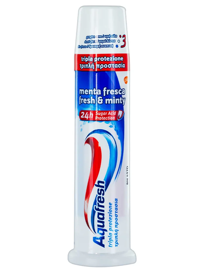 Aquafresh Pasta de dinti cu pompa 100 ml Fresh & Minty
