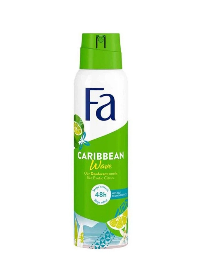 Fa Spray deodorant 150 ml Caribbean Wave Lemon
