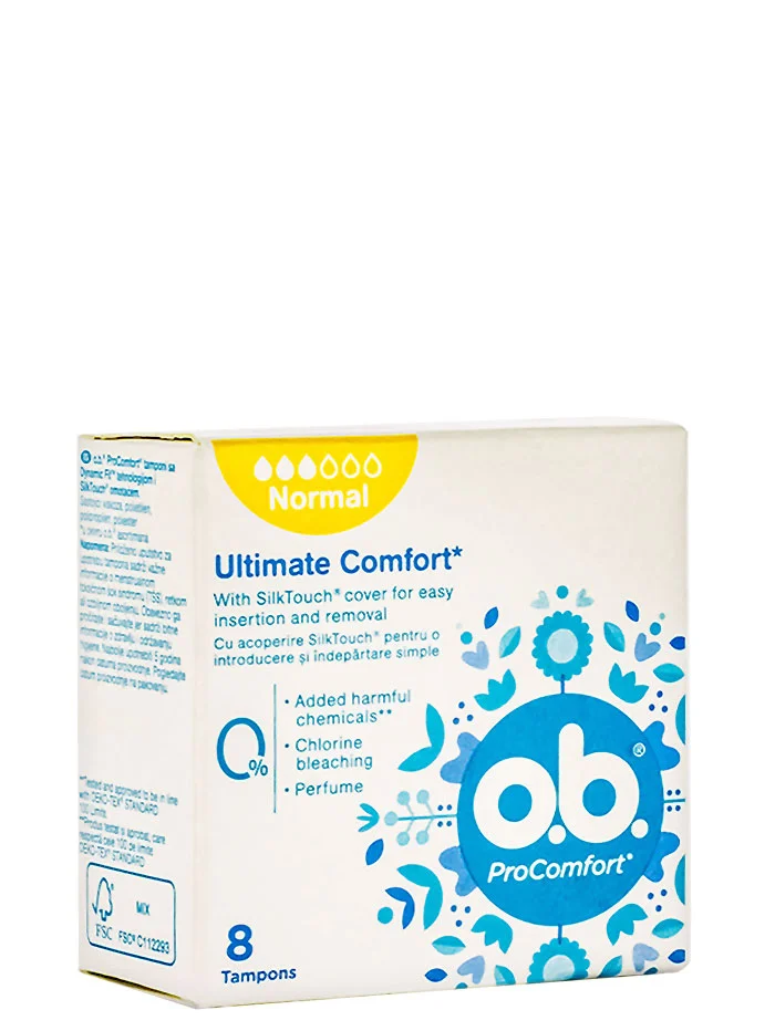O.B. Tampoane Pro Comfort 8 buc Normal