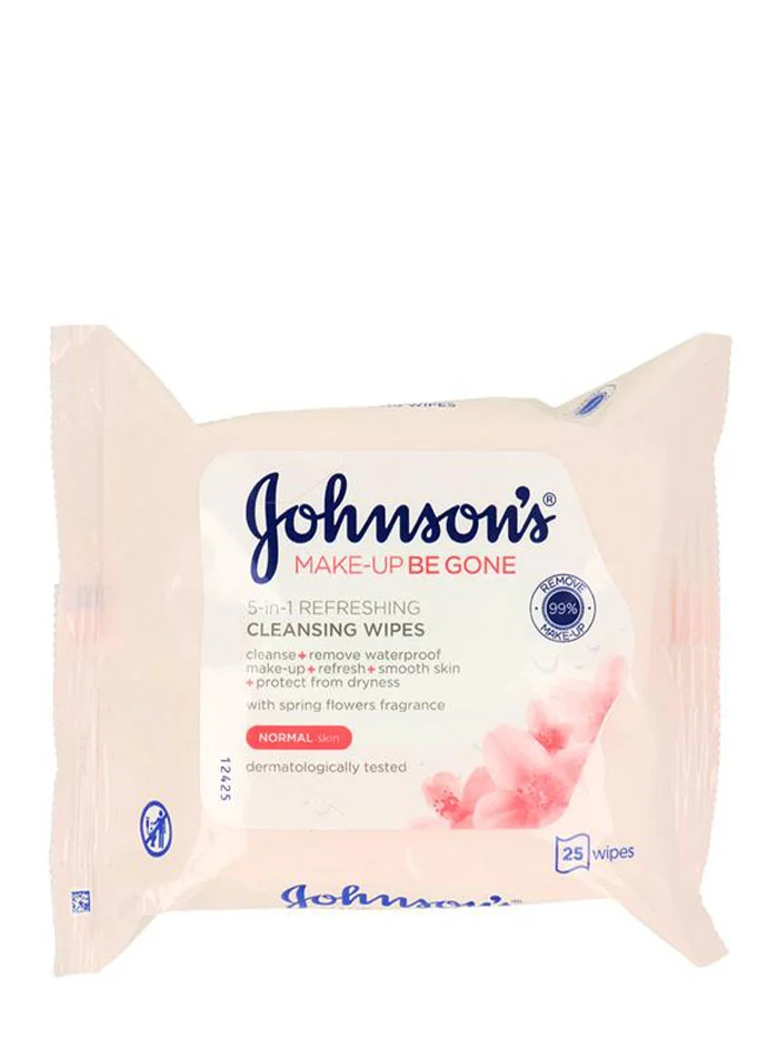 Johnson\'s Servetele demachiante 25 buc Refreshing