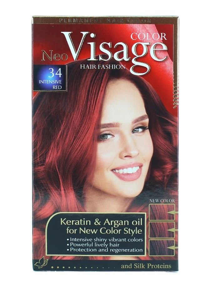 Visage vopsea de par neo 34 intensive red