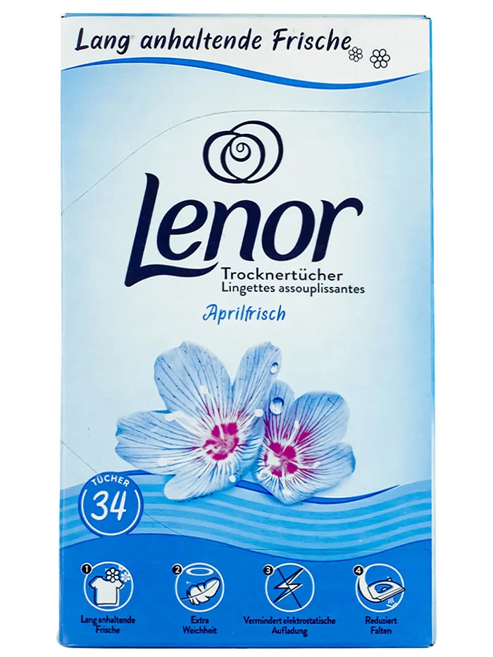 Lenor Servetele parfumate pentru haine si lenjerie 34 buc Aprilfrisch