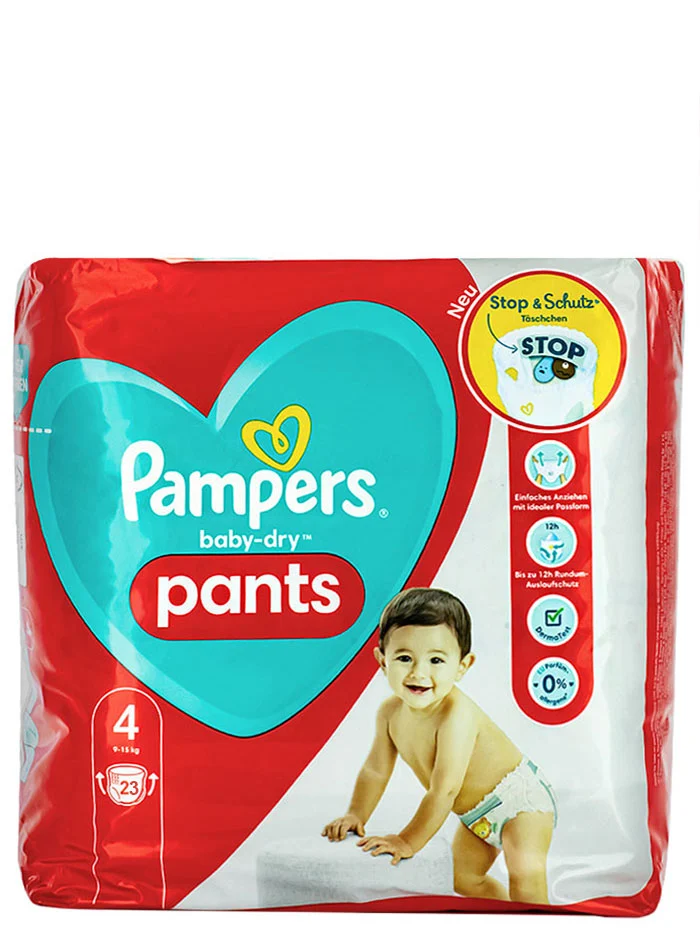Pampers scutece chilotel nr. 4 9-15 kg 23 buc Baby-dry