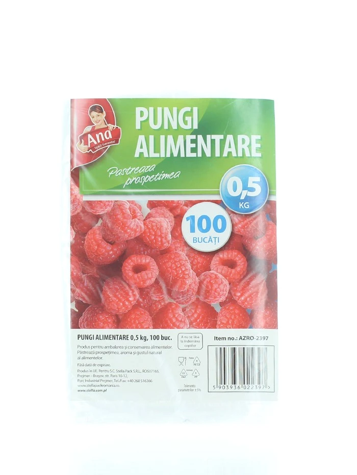 Anna Pungi alimentare 0.5 kg 100 buc
