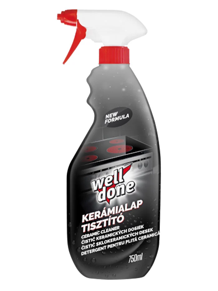 Well Done Solutie pentru suprafete ceramice cu pompa 750 ml
