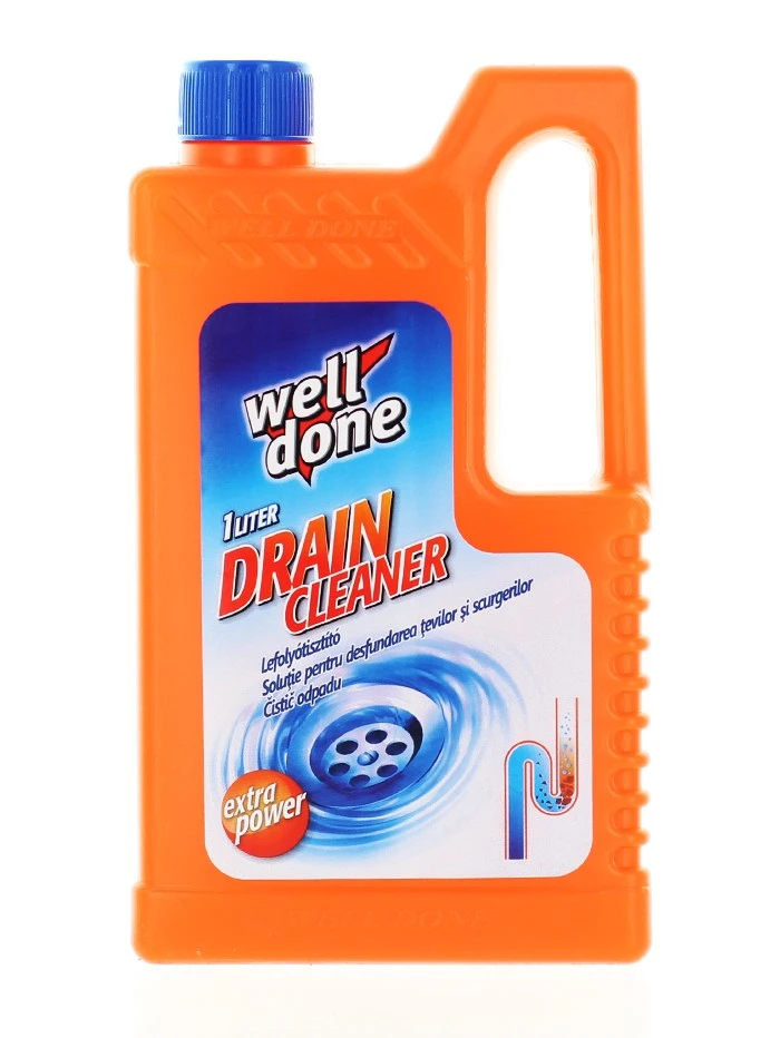 Well Done Gel pentru desfundarea tevilor si scurgerilor 1 L