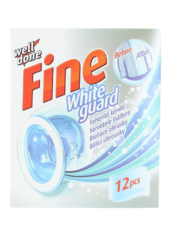 Well Done Fine Servetele inalbire 12 buc White Guard