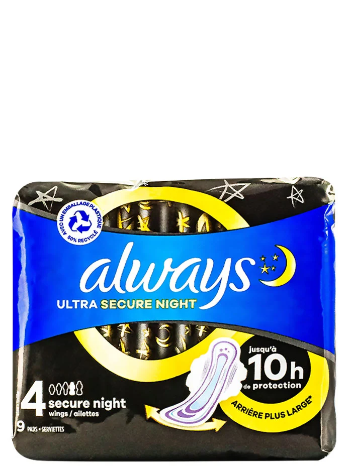 Always Absorbante 9 buc Ultra Secure Night