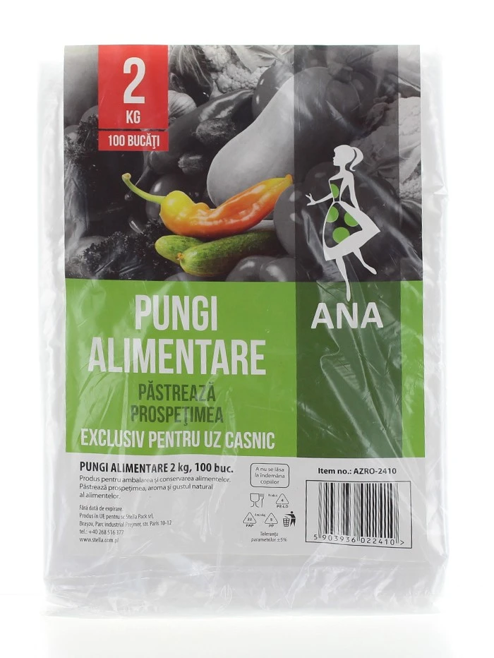 Anna Pungi alimentare 2 kg 100 buc