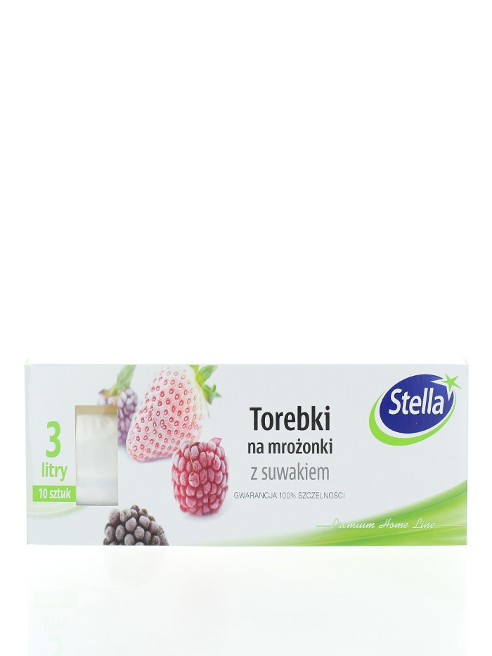 Stella Pungi pentru congelator cu fermoar 10 buc 3L