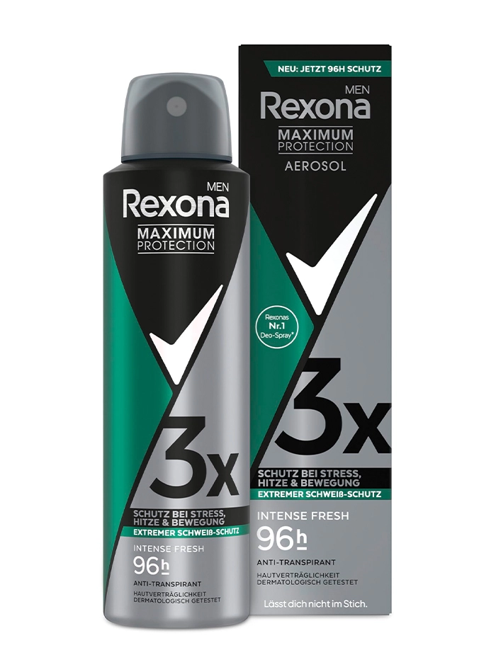 Rexona Spray deodorant barbati 150 ml Maximum Protection Intense Fresh