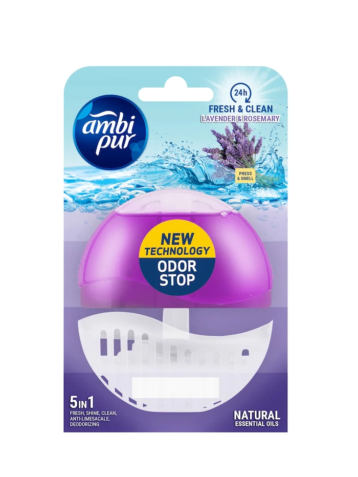 Ambi Pur Aparat odorizant WC+rezerva 55 ml Lavender & Rosemary