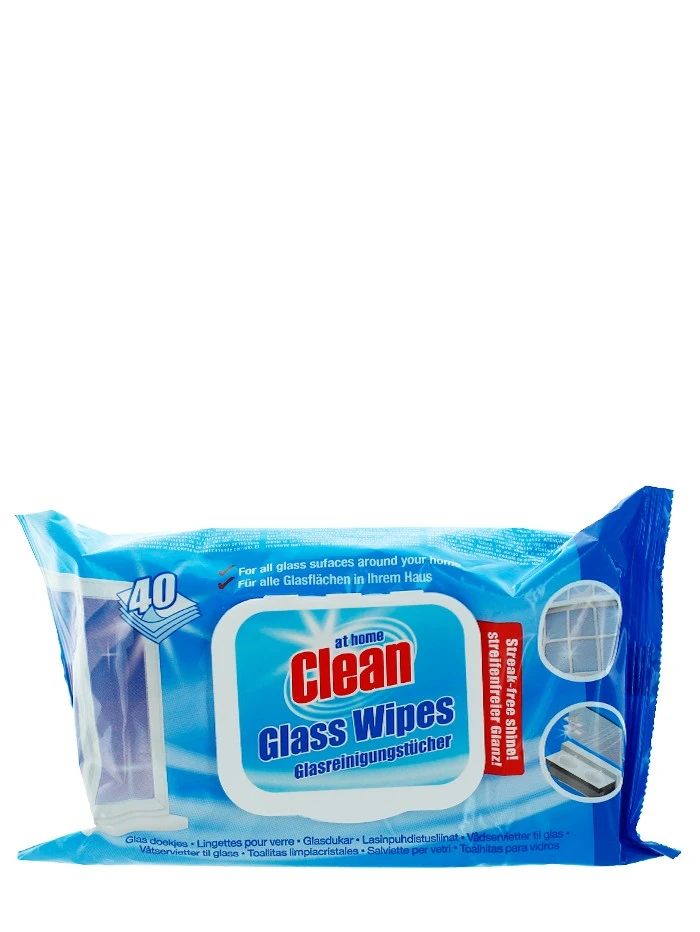At Home servetele umede pentru geamuri si oglinzi 40 buc Regular