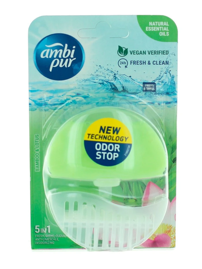 Ambi Pur Aparat odorizant WC+rezerva 55 ml Bamboo&Lotus