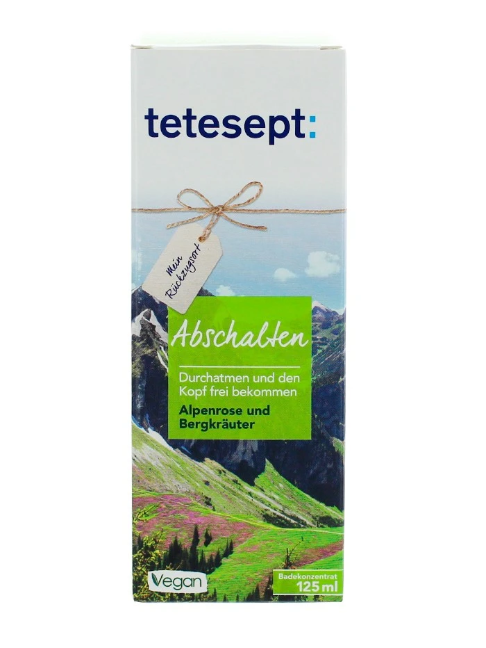 Tetesept Ulei de baie 125 ml Alp Rose&Mountain Herbs