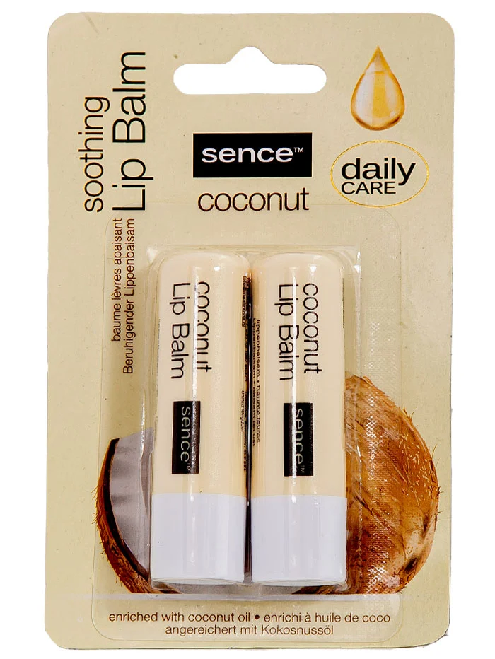 Sence Beauty Balsam de buze 2x4.3 g Coconut