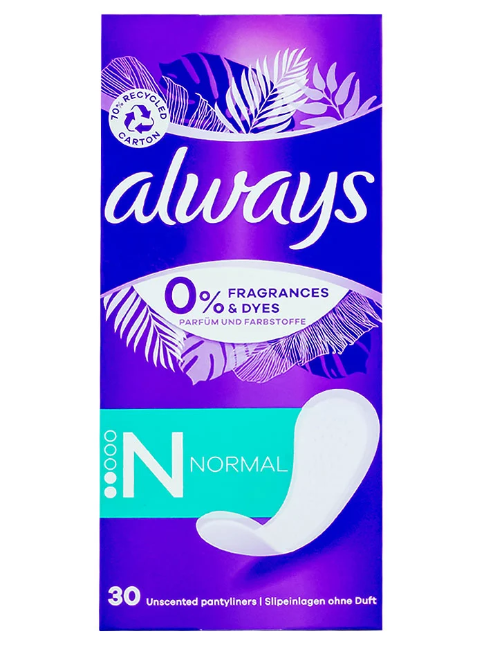 Always Absorbante subtiri zilnice 30 buc Normal