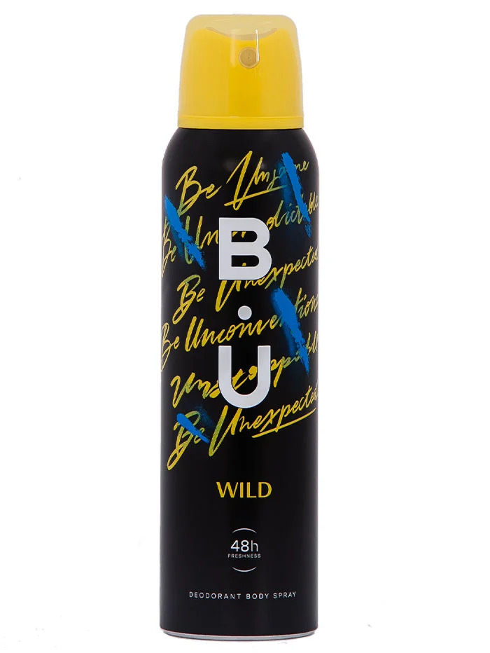 B.U. Spray Deodorant 150 ml Wild (design nou)