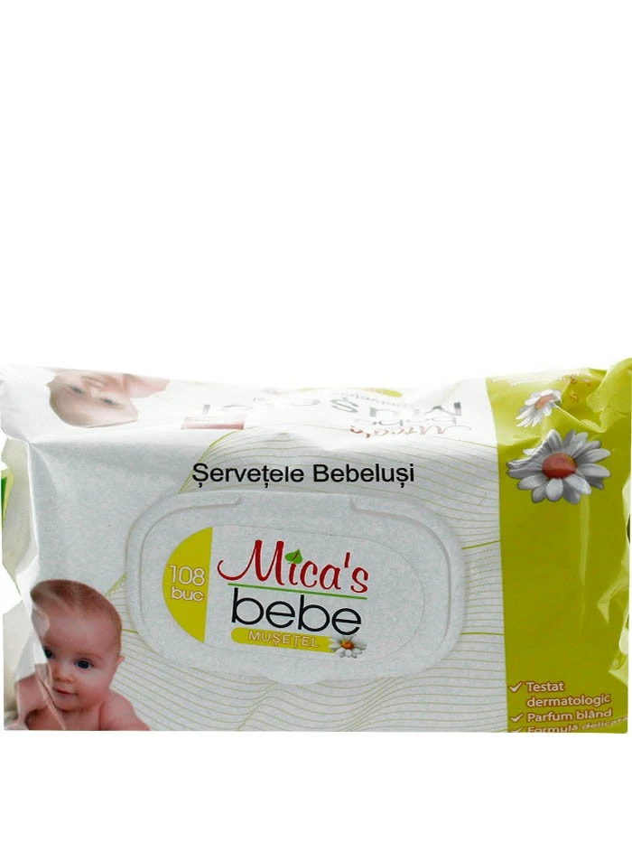 Mica\'s Bebe Servetele umede cu capac 60 buc Musetel