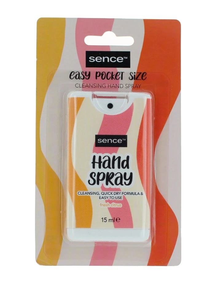 Sence Beauty Spray pentru curatarea mainilor 15 ml Fresh Citrus