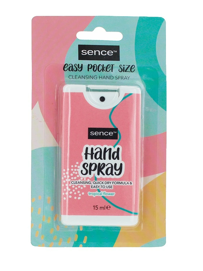 Sence beauty spray pentru curatarea mainilor 15 ml tropical flower