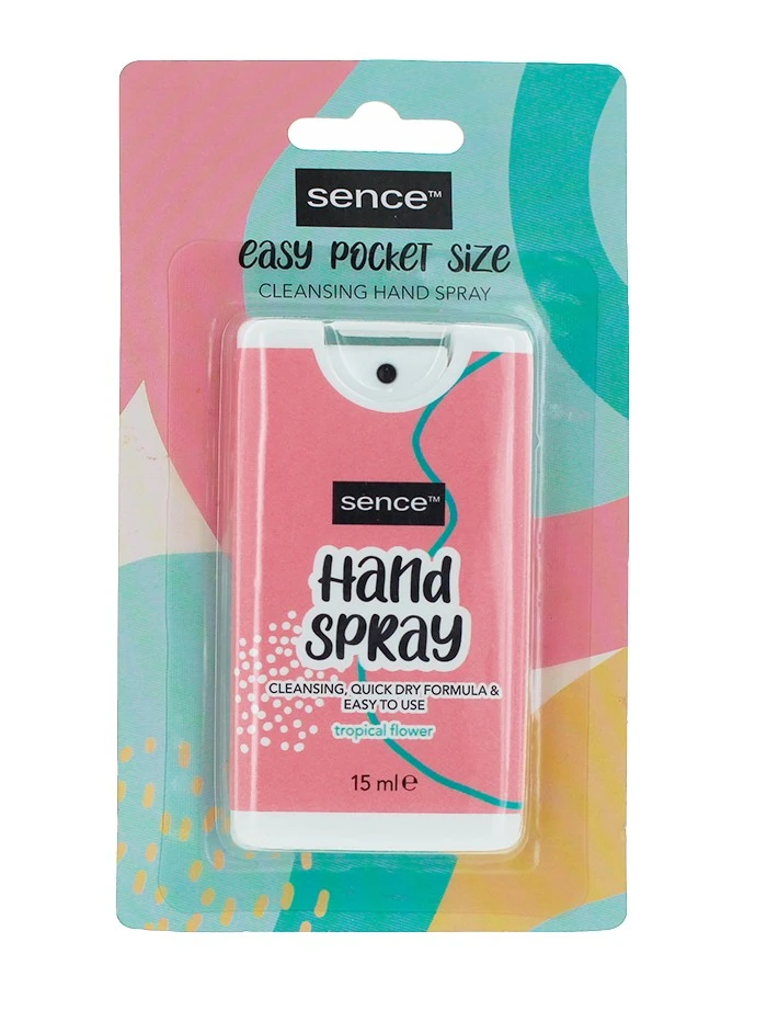 Sence Beauty Spray pentru curatarea mainilor 15 ml Tropical Flower