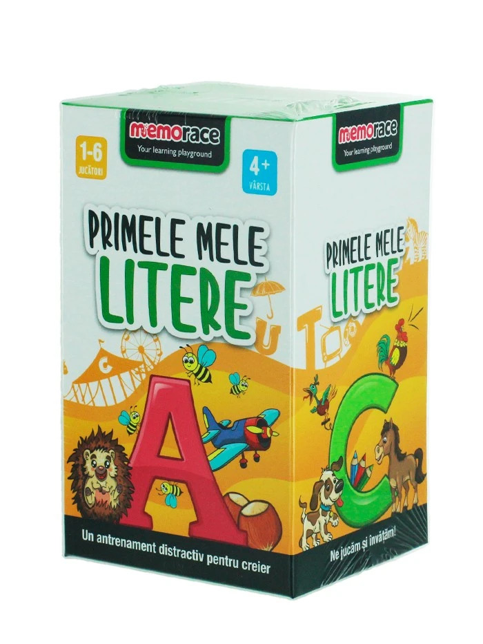 Memorace joc educativ-primele mele litere, 4+ani 58 piese