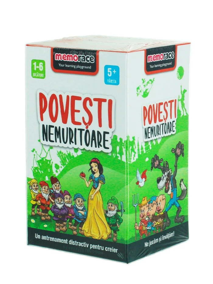 Memorace Joc educativ-Povesti nemuritoare, 5+Ani 58 piese