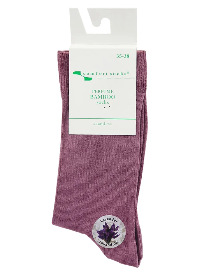 Comfort Sosete bambus parfumate(Lavender) pentru femei 35-38
