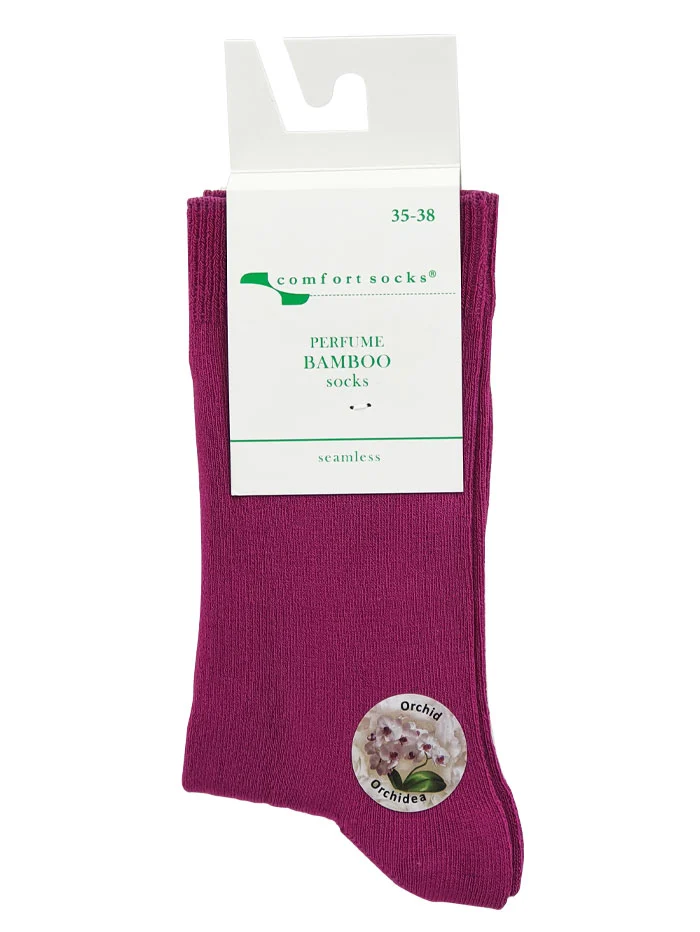 Comfort Sosete bambus parfumate(Orchid) pentru femei 35-38