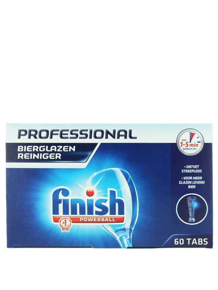 Finish Tablete pentru curatarea paharelor 60 buc Professional