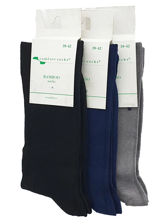 Comfort Sosete bambus pentru barbati 39-42 Diverse culori
