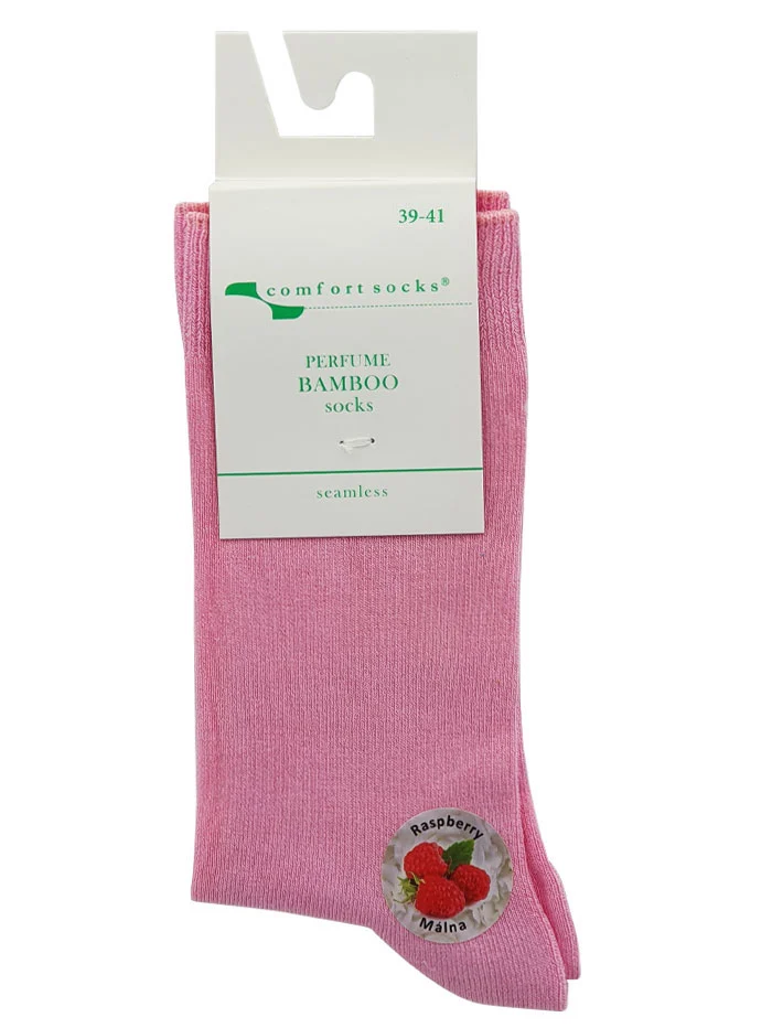 Comfort Sosete bambus parfumate(Rasberry) pentru femei 39-41