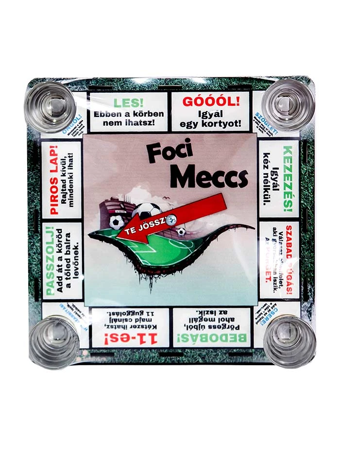 Joc de baut cu 4 pahare shot 25x25 cm Foci Meccs
