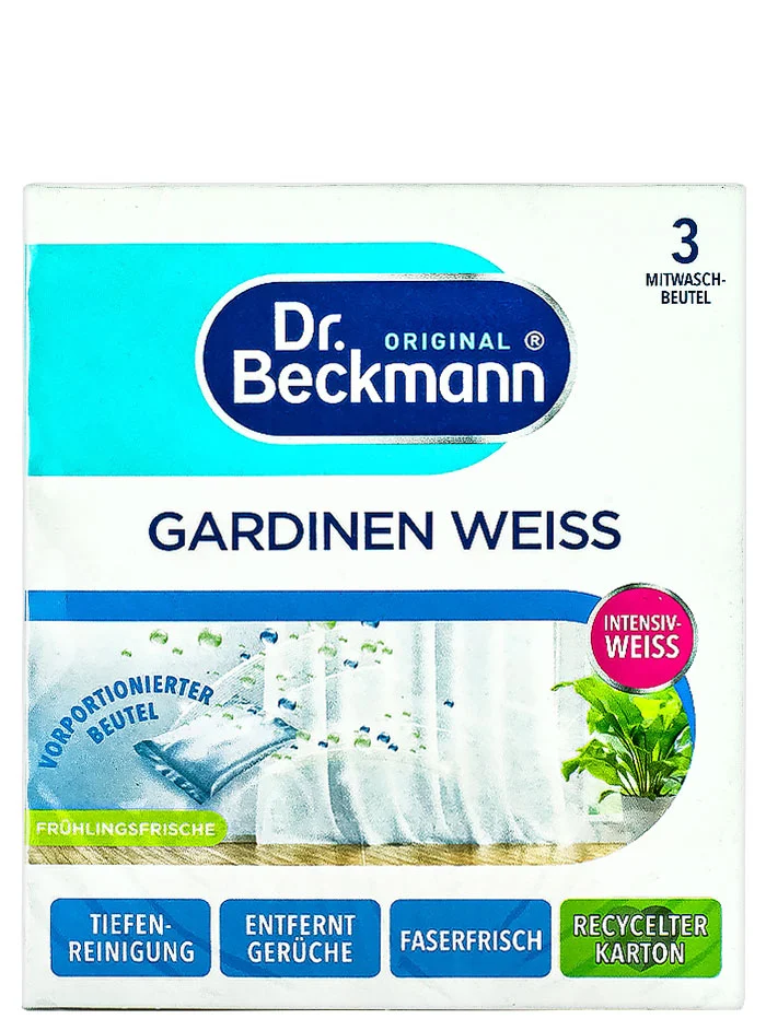 Dr. Beckmann Inalbitor pentru perdele 3x40 g Gardinen (3 spalari)