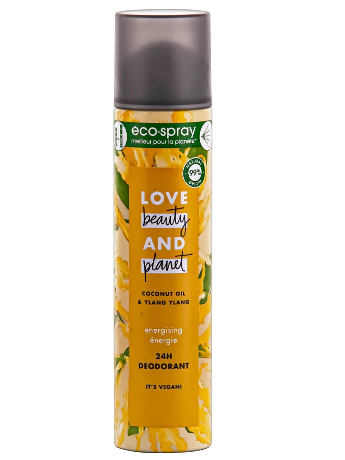 Love beauty&planet spray deodorant 75 ml energising coconut oil&ylang ylang