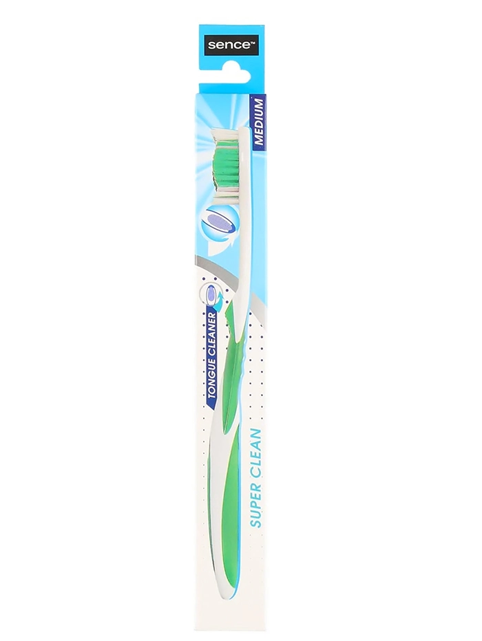 Sence Fresh Periuta de dinti 1 buc Medium Super Clean Diferite Culori