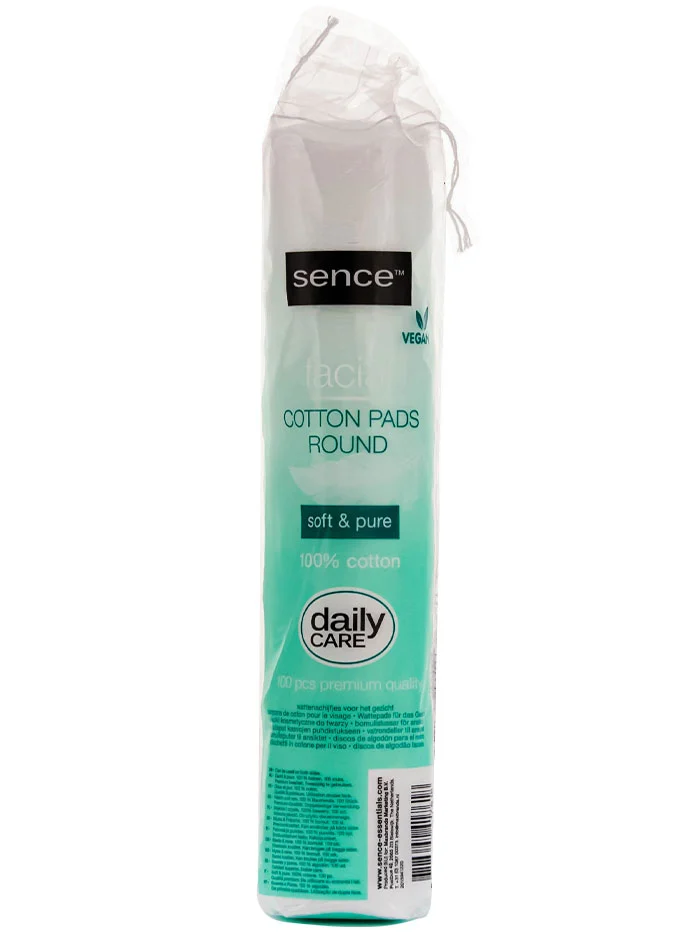 Sence Beauty Dischete demachiante 100 buc Soft&Pure
