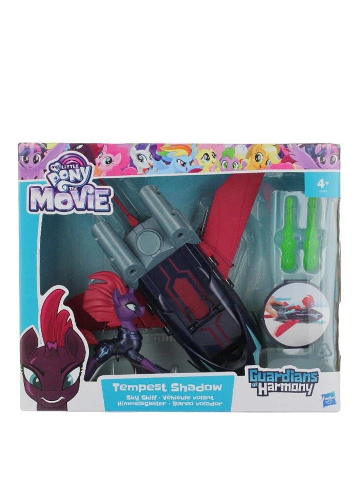 My Little Pony Figurina Tempest Shadow cu vehicul Sky Skiff