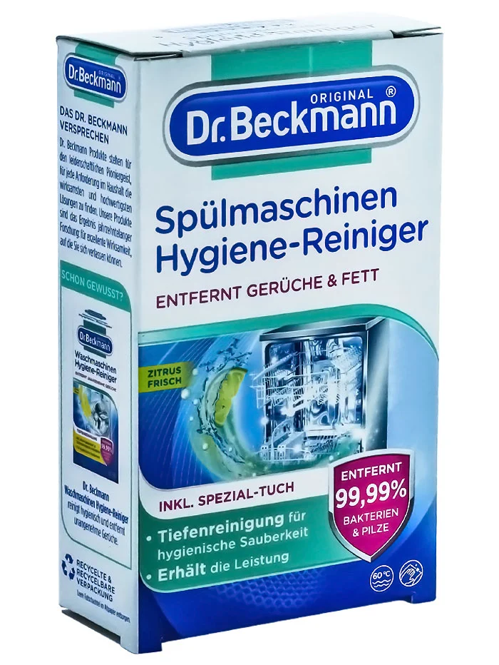 Dr. Beckmann Pudra pentru igiena masinii de spalat vase 75 g Spulmachinen Hygiene-Reiniger
