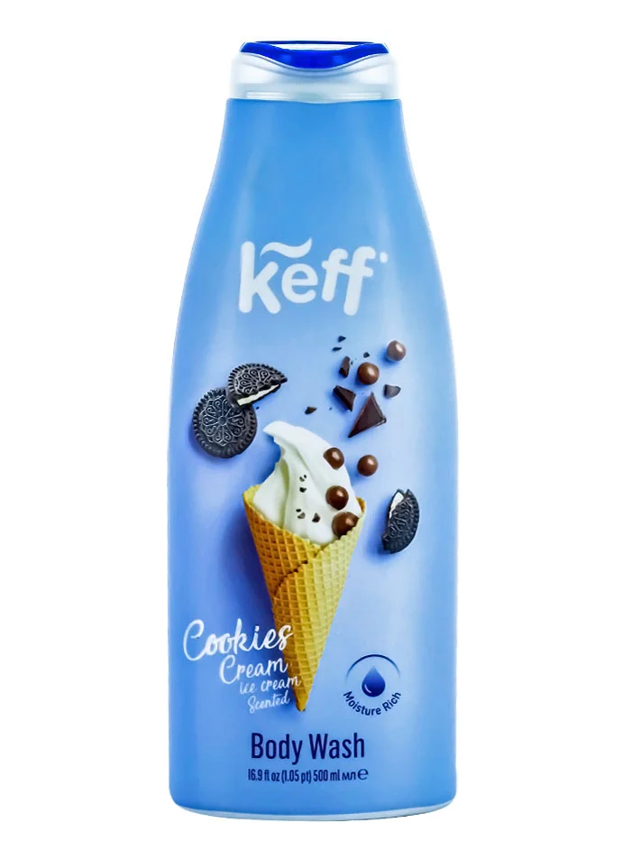 Keff Gel de dus 500 ml Cookies Cream