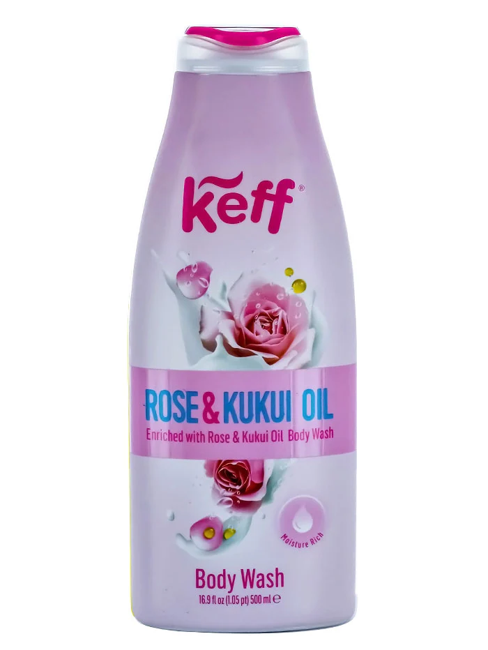Keff Gel de dus 500 ml Rose&Kukui Oil