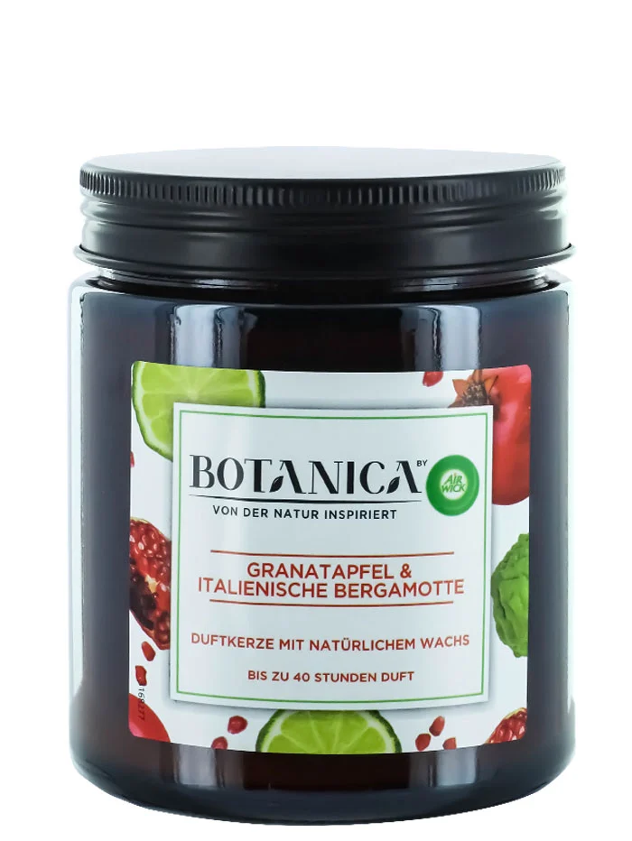 Airwick (Botanica) Lumanare odorizanta 205 g Botanica Pomegranate&Italian Bergamot
