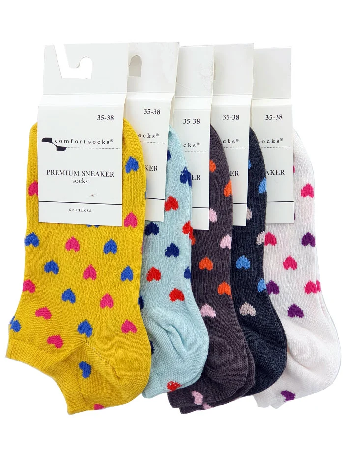 Comfort Sosete Premium pentru femei 35-38 Secret Cod:008 Diverse culori