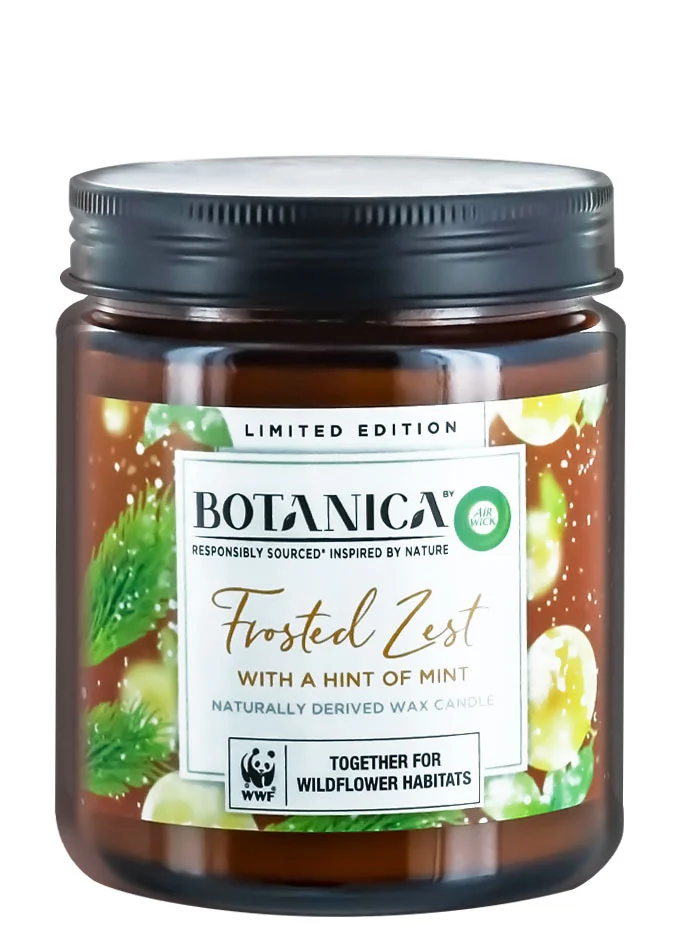Airwick (Botanica) Lumanare odorizanta 205 g Frosted Zest